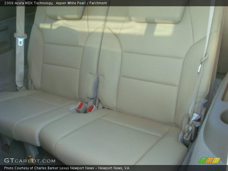 Aspen White Pearl / Parchment 2009 Acura MDX Technology