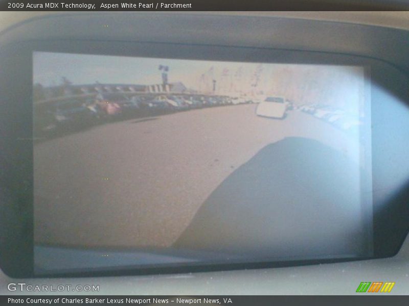 Aspen White Pearl / Parchment 2009 Acura MDX Technology