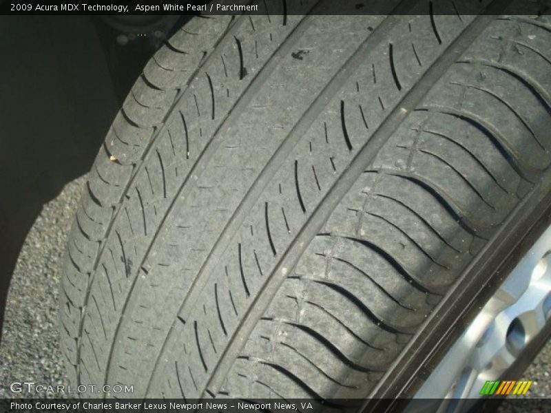Aspen White Pearl / Parchment 2009 Acura MDX Technology