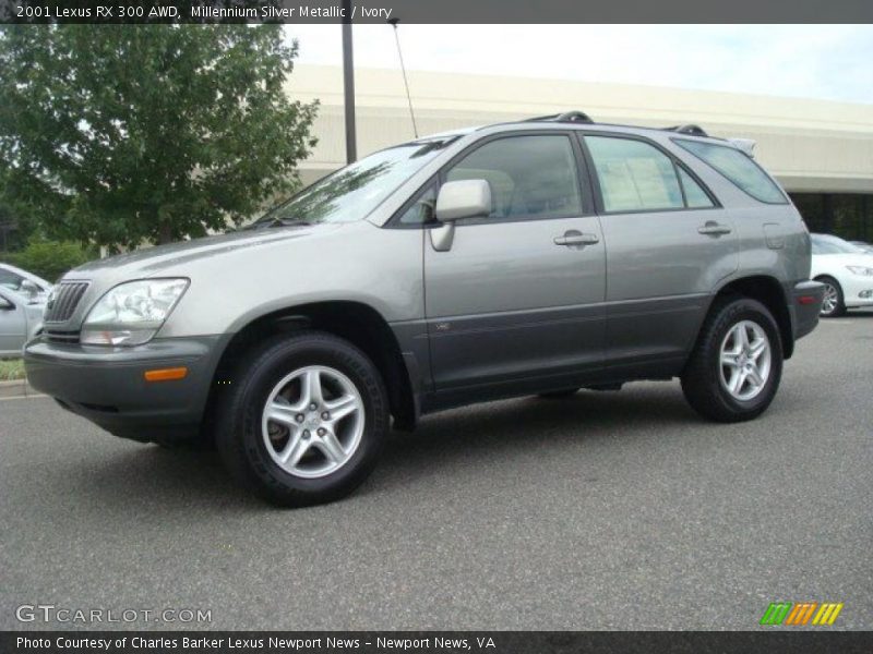 Millennium Silver Metallic / Ivory 2001 Lexus RX 300 AWD