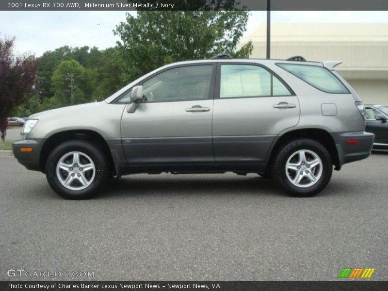 Millennium Silver Metallic / Ivory 2001 Lexus RX 300 AWD
