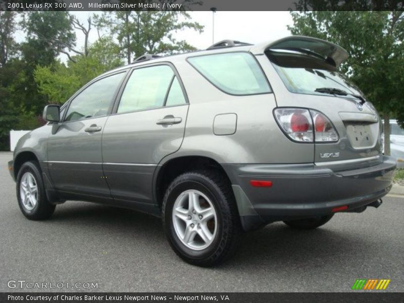 Millennium Silver Metallic / Ivory 2001 Lexus RX 300 AWD