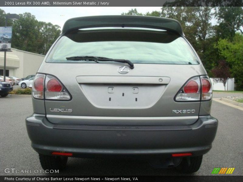 Millennium Silver Metallic / Ivory 2001 Lexus RX 300 AWD