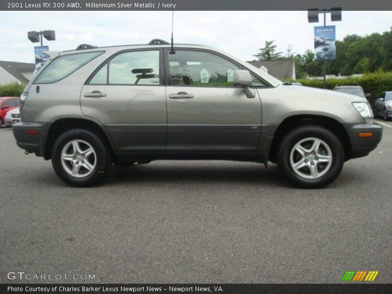Millennium Silver Metallic / Ivory 2001 Lexus RX 300 AWD