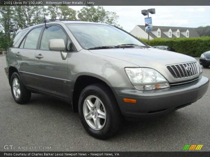 Millennium Silver Metallic / Ivory 2001 Lexus RX 300 AWD