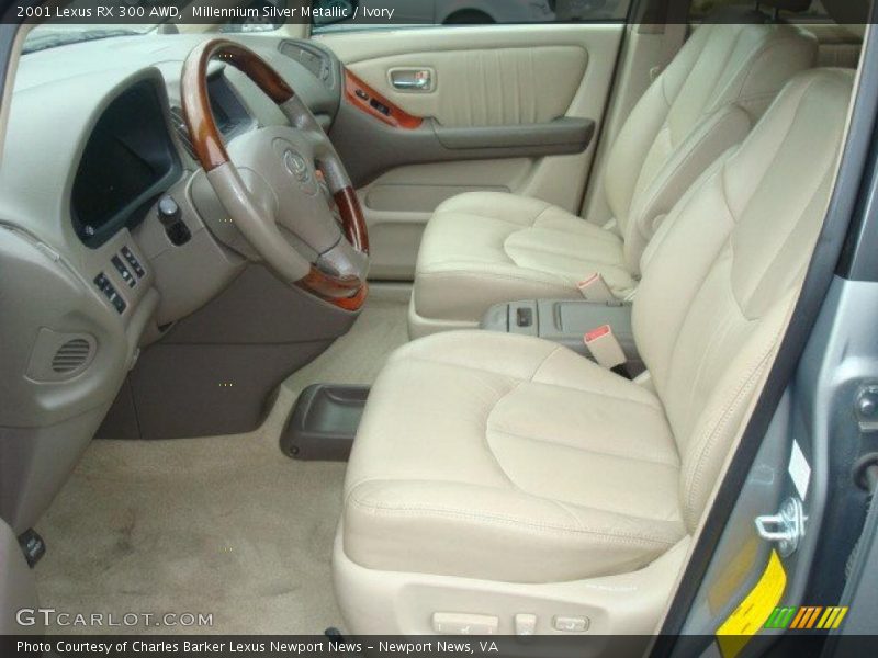Millennium Silver Metallic / Ivory 2001 Lexus RX 300 AWD