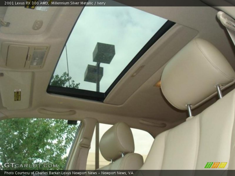 Millennium Silver Metallic / Ivory 2001 Lexus RX 300 AWD