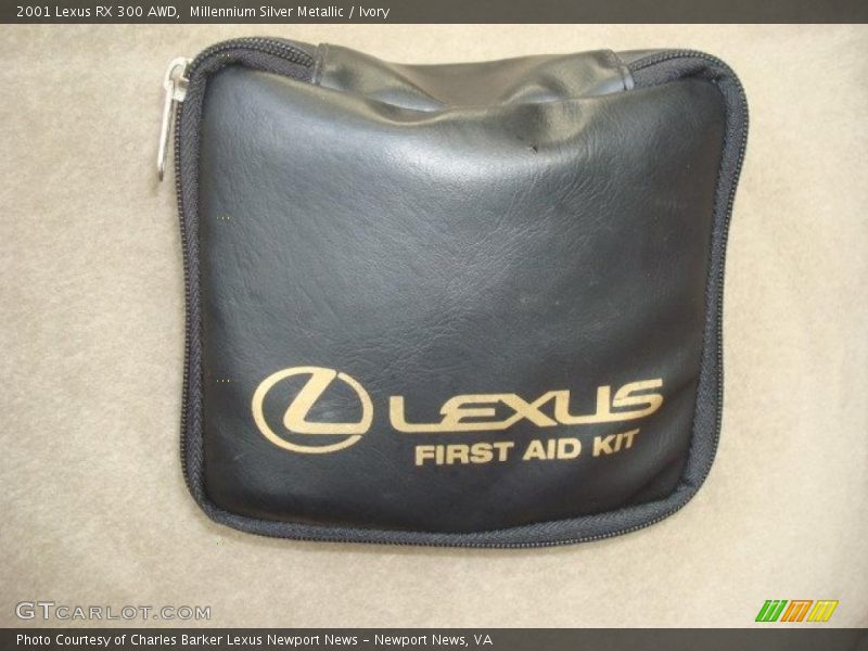 Millennium Silver Metallic / Ivory 2001 Lexus RX 300 AWD