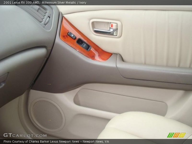 Millennium Silver Metallic / Ivory 2001 Lexus RX 300 AWD
