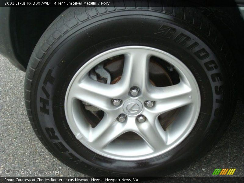 Millennium Silver Metallic / Ivory 2001 Lexus RX 300 AWD
