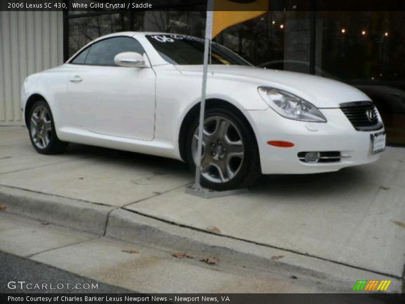 White Gold Crystal / Saddle 2006 Lexus SC 430