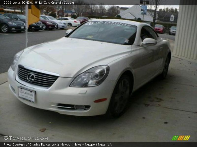 White Gold Crystal / Saddle 2006 Lexus SC 430