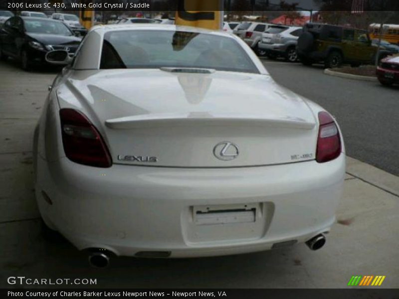 White Gold Crystal / Saddle 2006 Lexus SC 430