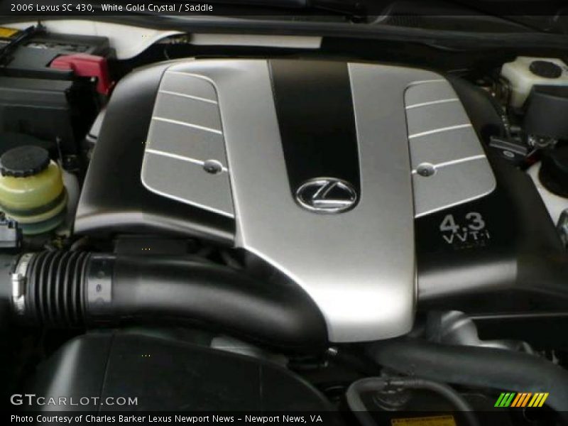 White Gold Crystal / Saddle 2006 Lexus SC 430