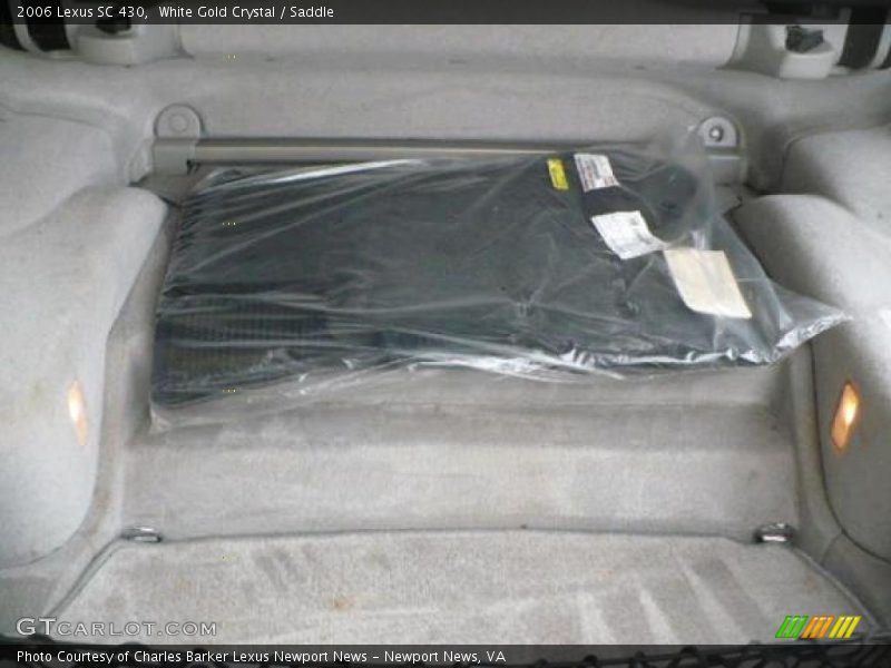 White Gold Crystal / Saddle 2006 Lexus SC 430