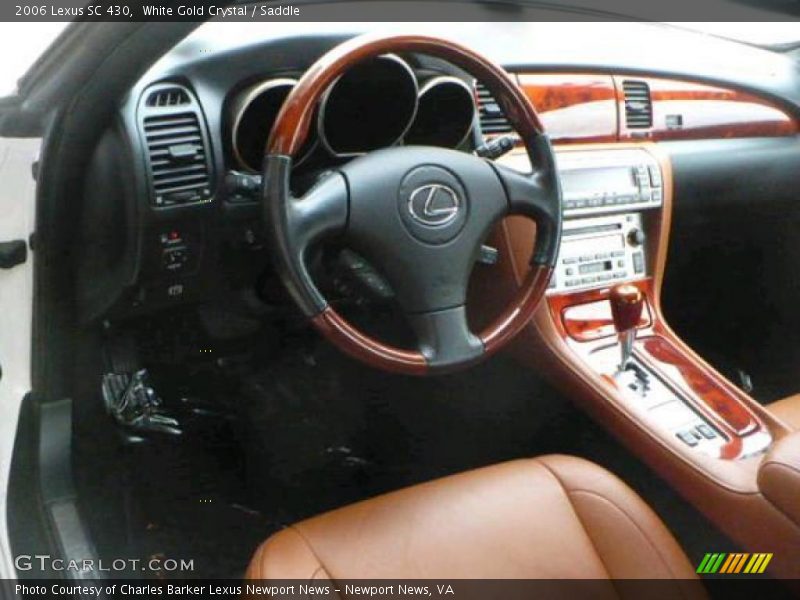 White Gold Crystal / Saddle 2006 Lexus SC 430