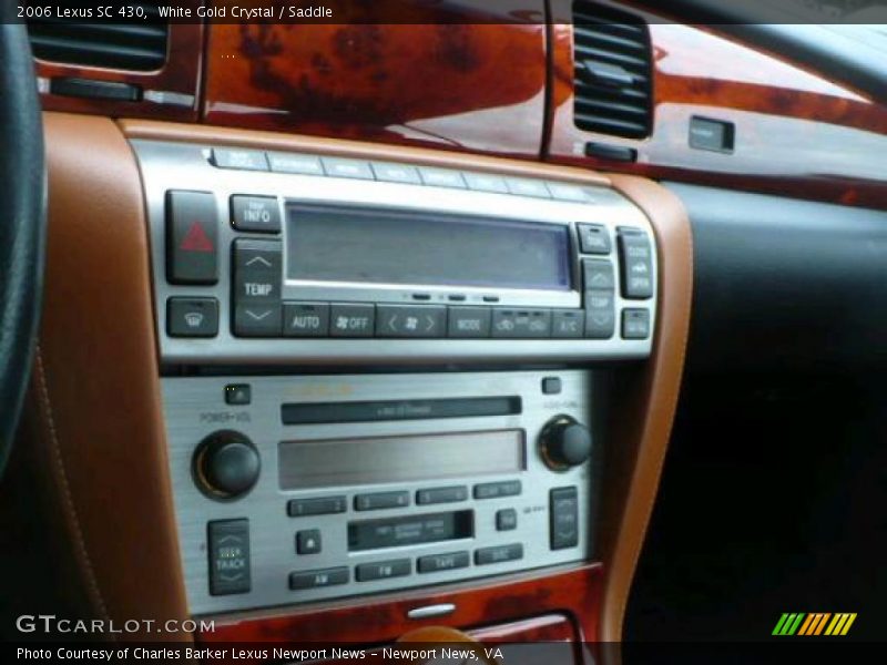 White Gold Crystal / Saddle 2006 Lexus SC 430