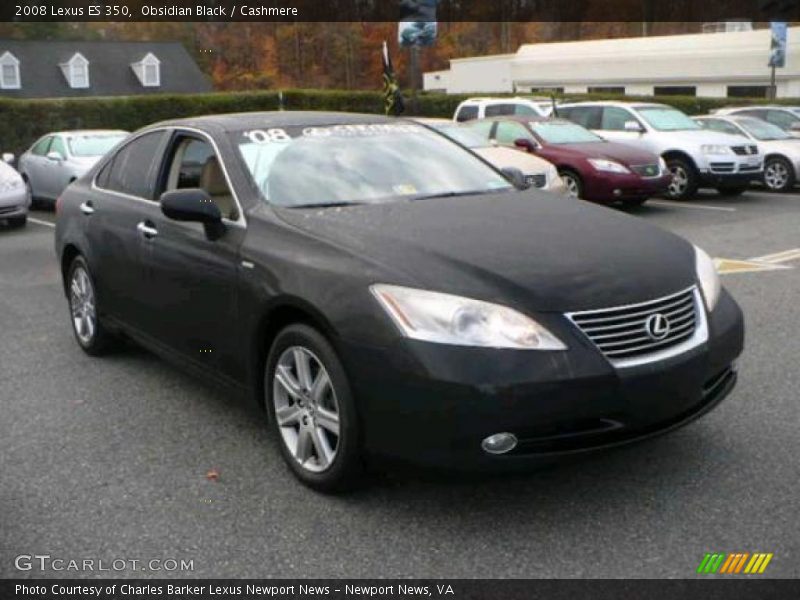 Obsidian Black / Cashmere 2008 Lexus ES 350