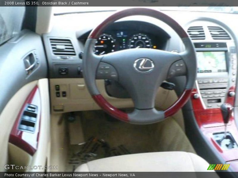 Obsidian Black / Cashmere 2008 Lexus ES 350