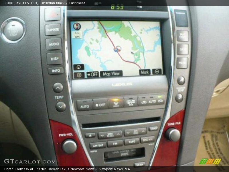 Obsidian Black / Cashmere 2008 Lexus ES 350