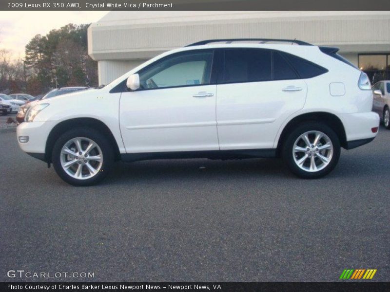 Crystal White Mica / Parchment 2009 Lexus RX 350 AWD