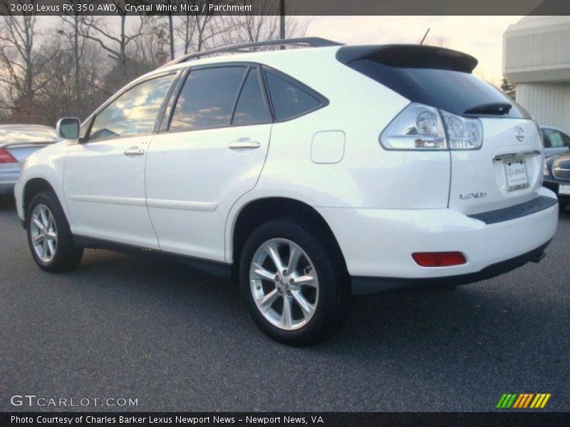 Crystal White Mica / Parchment 2009 Lexus RX 350 AWD