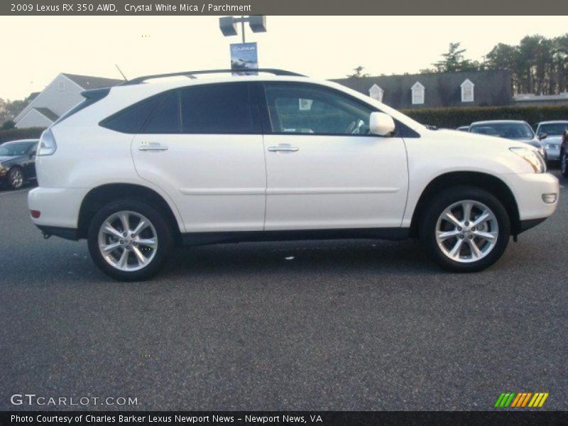 Crystal White Mica / Parchment 2009 Lexus RX 350 AWD
