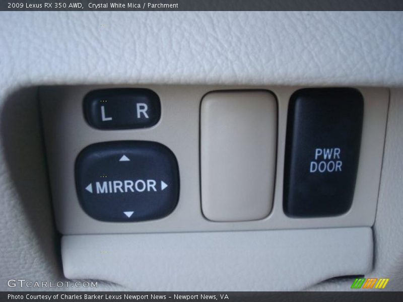 Crystal White Mica / Parchment 2009 Lexus RX 350 AWD