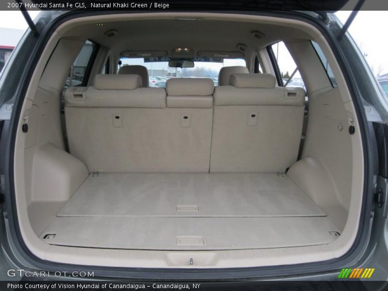 Natural Khaki Green / Beige 2007 Hyundai Santa Fe GLS