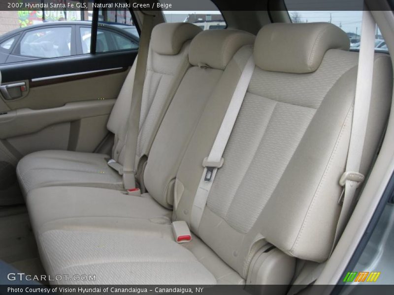 Natural Khaki Green / Beige 2007 Hyundai Santa Fe GLS