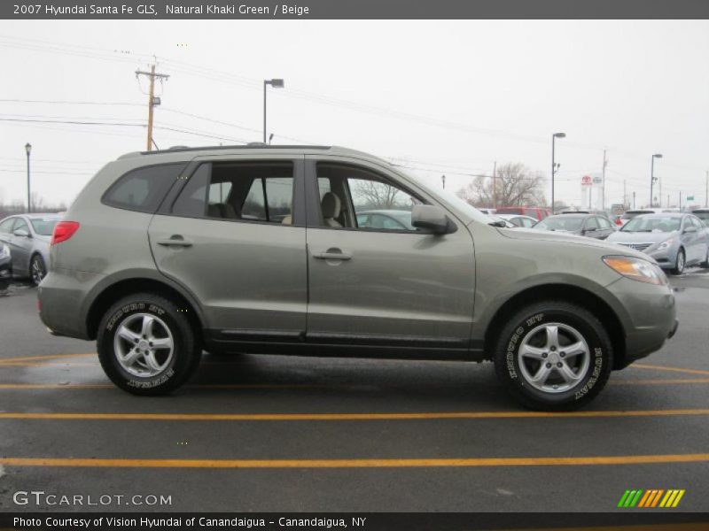 Natural Khaki Green / Beige 2007 Hyundai Santa Fe GLS