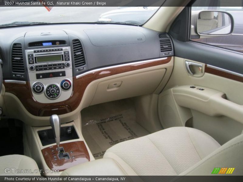 Natural Khaki Green / Beige 2007 Hyundai Santa Fe GLS