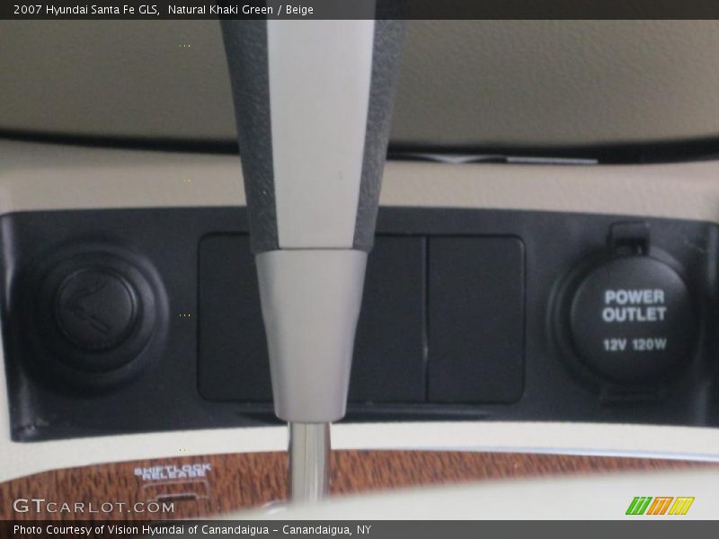 Natural Khaki Green / Beige 2007 Hyundai Santa Fe GLS