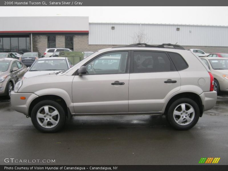 Sahara Silver / Gray 2006 Hyundai Tucson GL