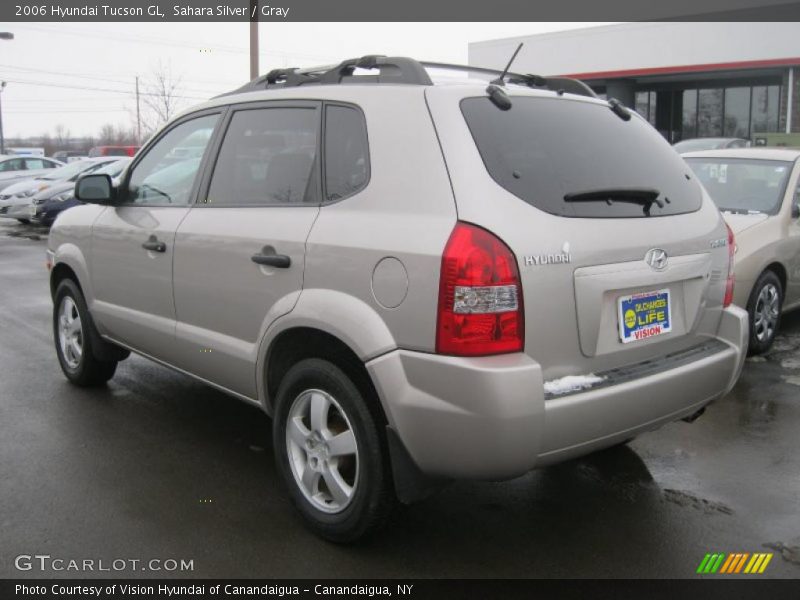 Sahara Silver / Gray 2006 Hyundai Tucson GL