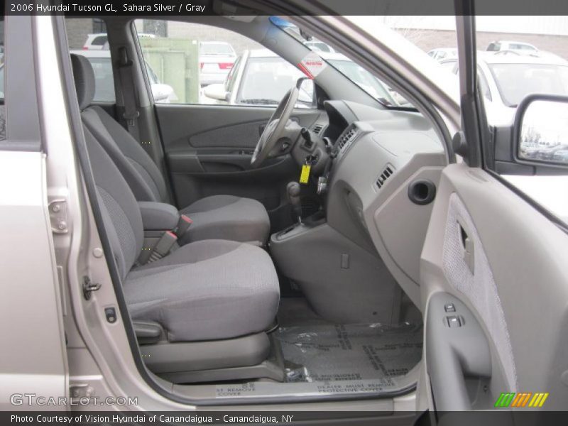 Sahara Silver / Gray 2006 Hyundai Tucson GL