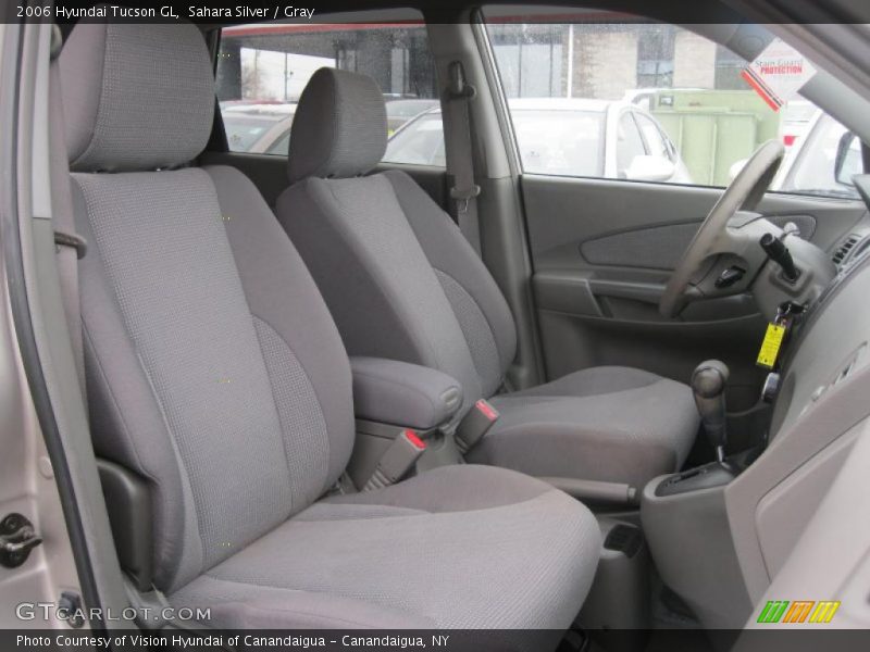 Sahara Silver / Gray 2006 Hyundai Tucson GL