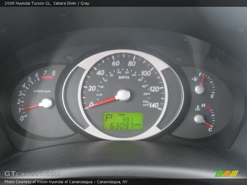 2006 Tucson GL GL Gauges