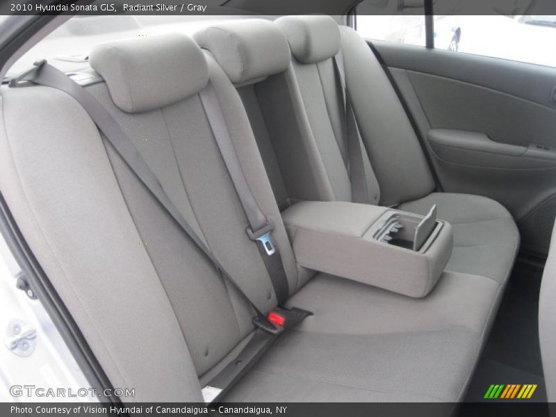 Radiant Silver / Gray 2010 Hyundai Sonata GLS