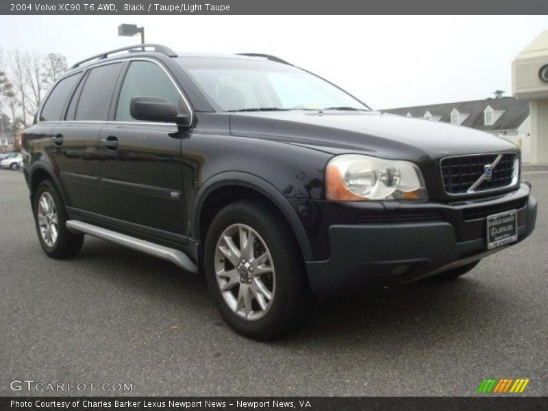 Black / Taupe/Light Taupe 2004 Volvo XC90 T6 AWD