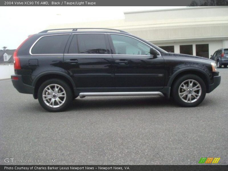 Black / Taupe/Light Taupe 2004 Volvo XC90 T6 AWD