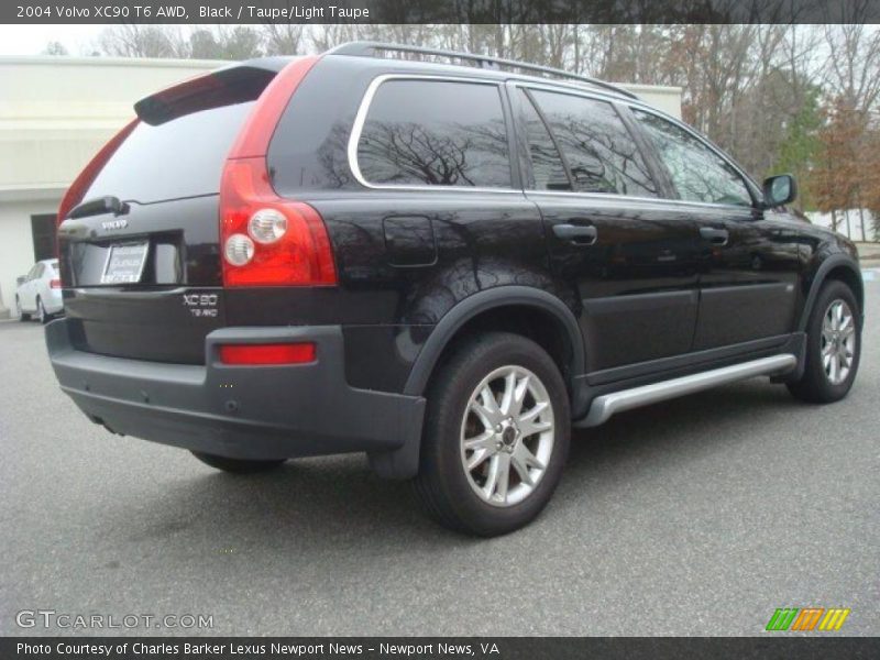 Black / Taupe/Light Taupe 2004 Volvo XC90 T6 AWD