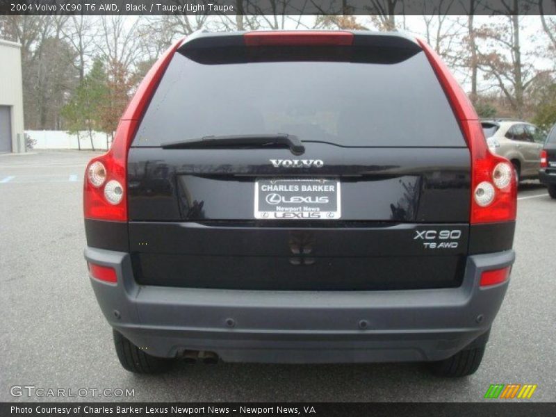 Black / Taupe/Light Taupe 2004 Volvo XC90 T6 AWD