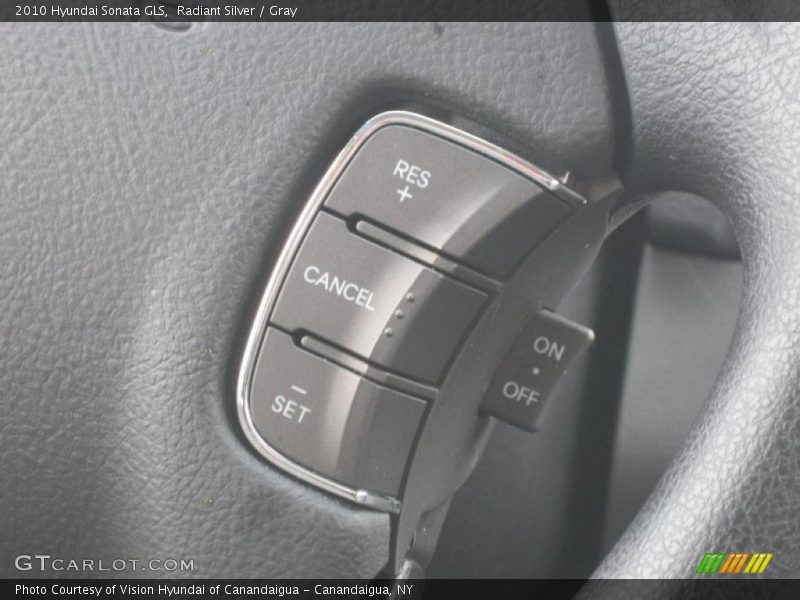 Radiant Silver / Gray 2010 Hyundai Sonata GLS