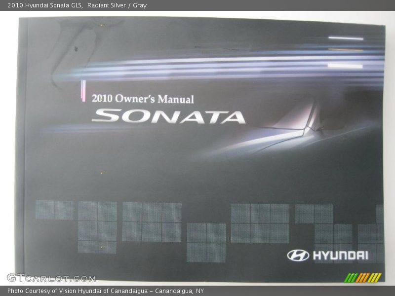 Radiant Silver / Gray 2010 Hyundai Sonata GLS