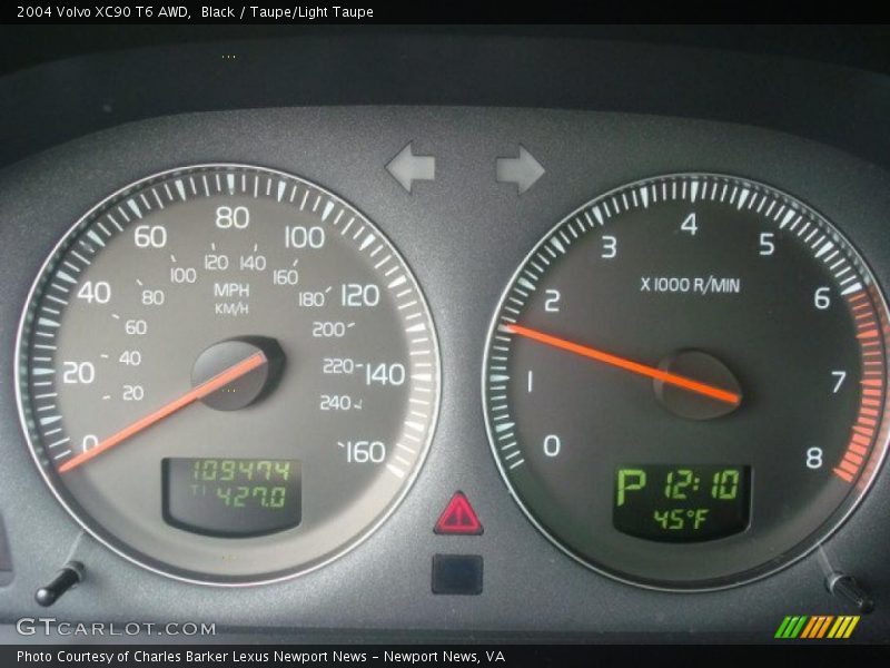  2004 XC90 T6 AWD T6 AWD Gauges