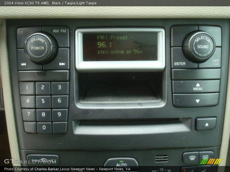 Controls of 2004 XC90 T6 AWD