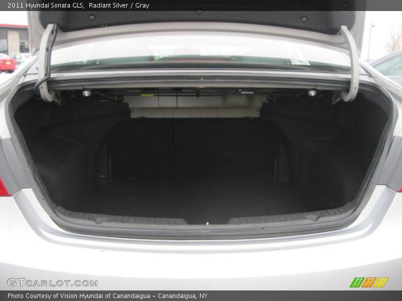 Radiant Silver / Gray 2011 Hyundai Sonata GLS