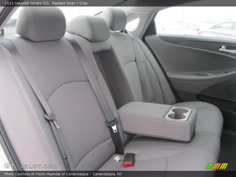 Radiant Silver / Gray 2011 Hyundai Sonata GLS