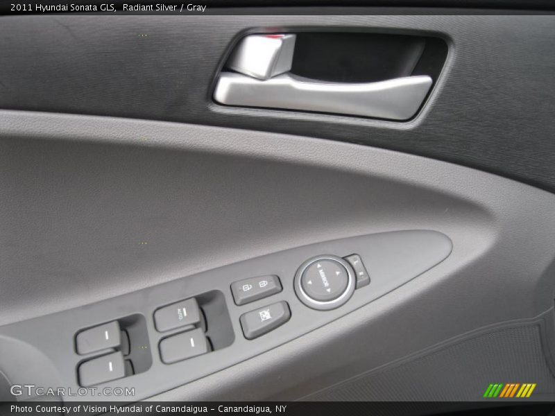 Radiant Silver / Gray 2011 Hyundai Sonata GLS